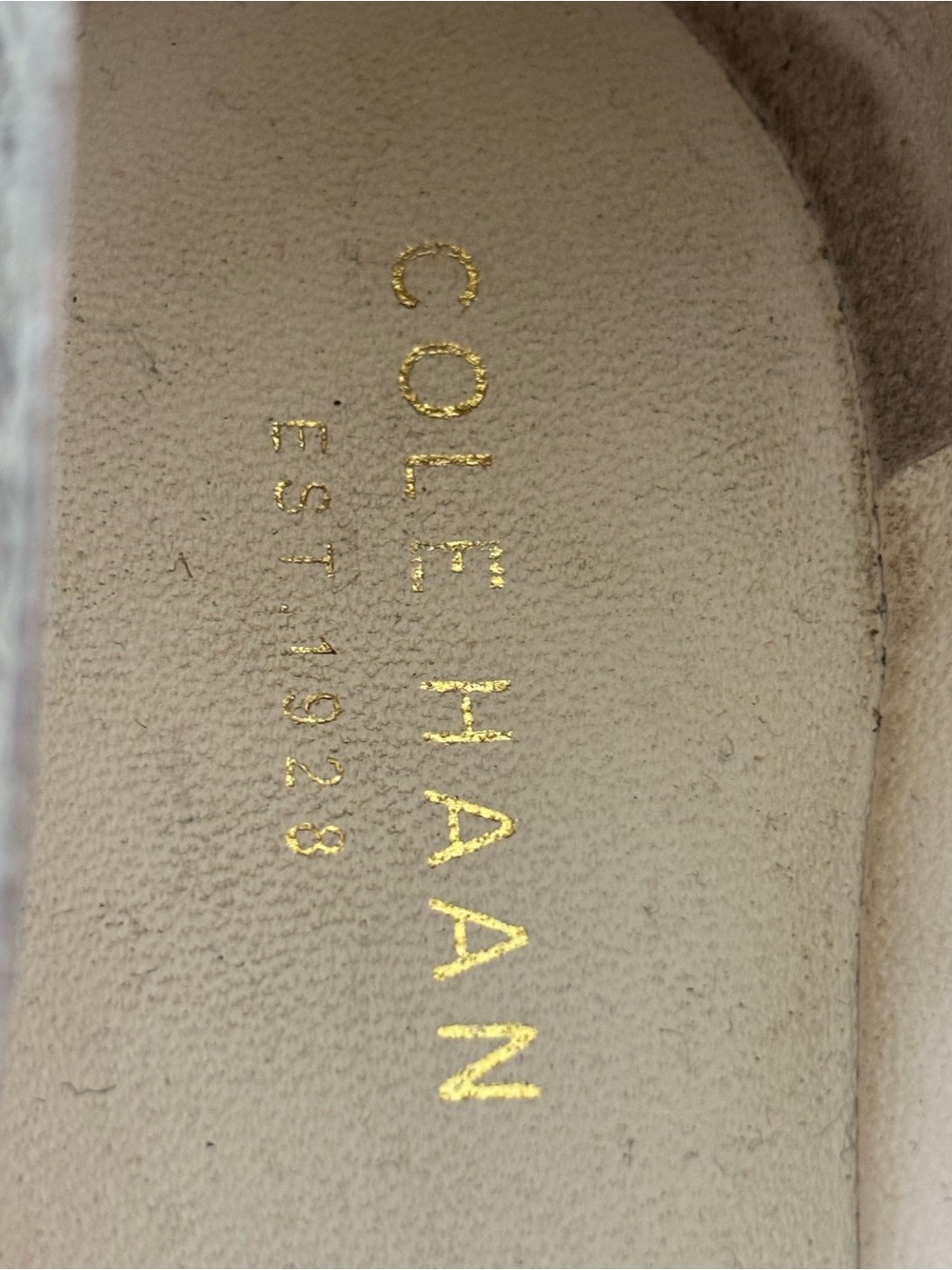 Cole Haan Neutral Snake-Print Ballet Flats with Bow Accent - Picture 4 of 5